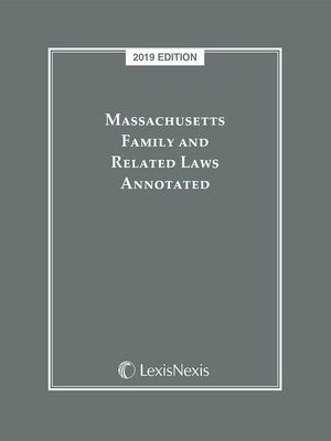 cover image of Massachusetts Family and Related Laws Annotated